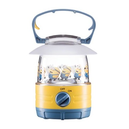 accattivante lanterna per bambini a forma di minionsgancio integrato per appendere la lanterna in qualsiasi posizioneinterruttor