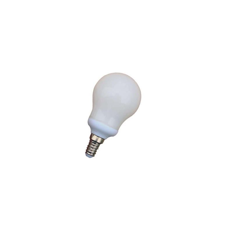 lampada basso consumo 11 w globo mini  2700 k e14