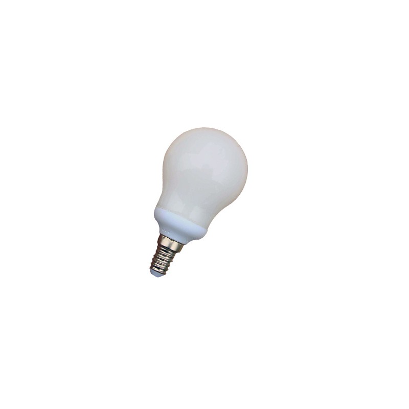 lampada basso consumo 11 w globo mini  6500 k e14