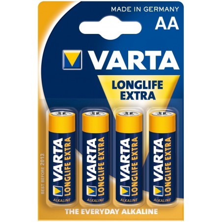 PILE VARTA ALKALINE LONGLIFE STILO  AA  BL. 4 4106