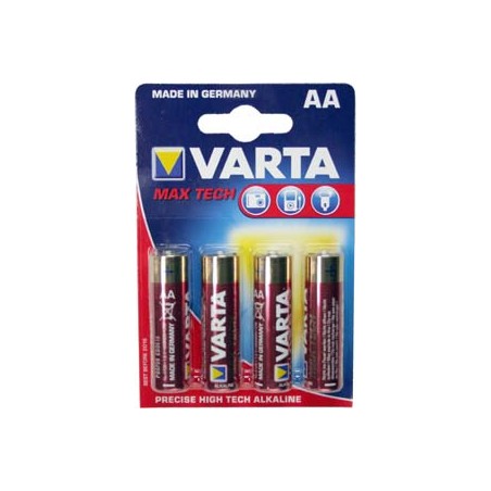 PILE VARTA ALKALINE LONGLIFE MAX POWER STILO AA  BL.4 4706