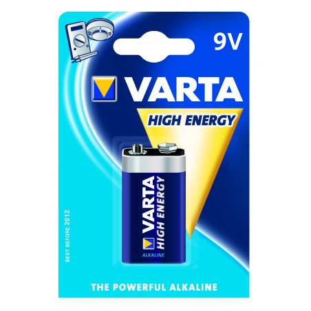 PILE VARTA ALKALINE LONGLIFE POWER  9V  BL.1