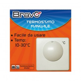 termostato manuale con display digitalefacile da installare e da utilizzaretemperatura visualizzabile in gradi centigradi o fahr
