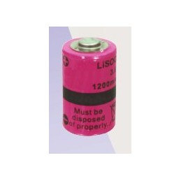 batteria al litio 1/2 aa - 3,6 v - 1,2 ah