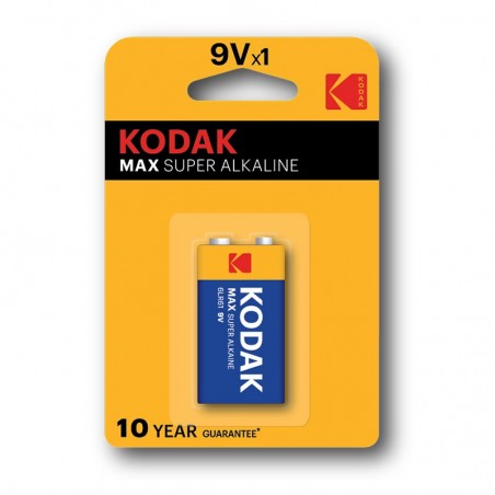 K9V     9 VOLT  MAX ALKALINE    BL.1  KODAK  KB0400