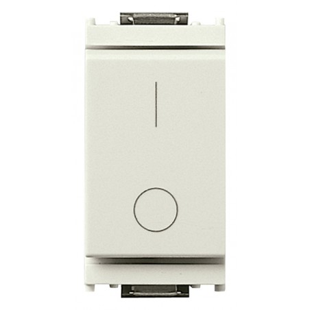 FRUTTO VIMAR INTERRUTTORE BIPOLARE 16A DA INCASSO 10/16A 250V SERIE IDEA BIANCO