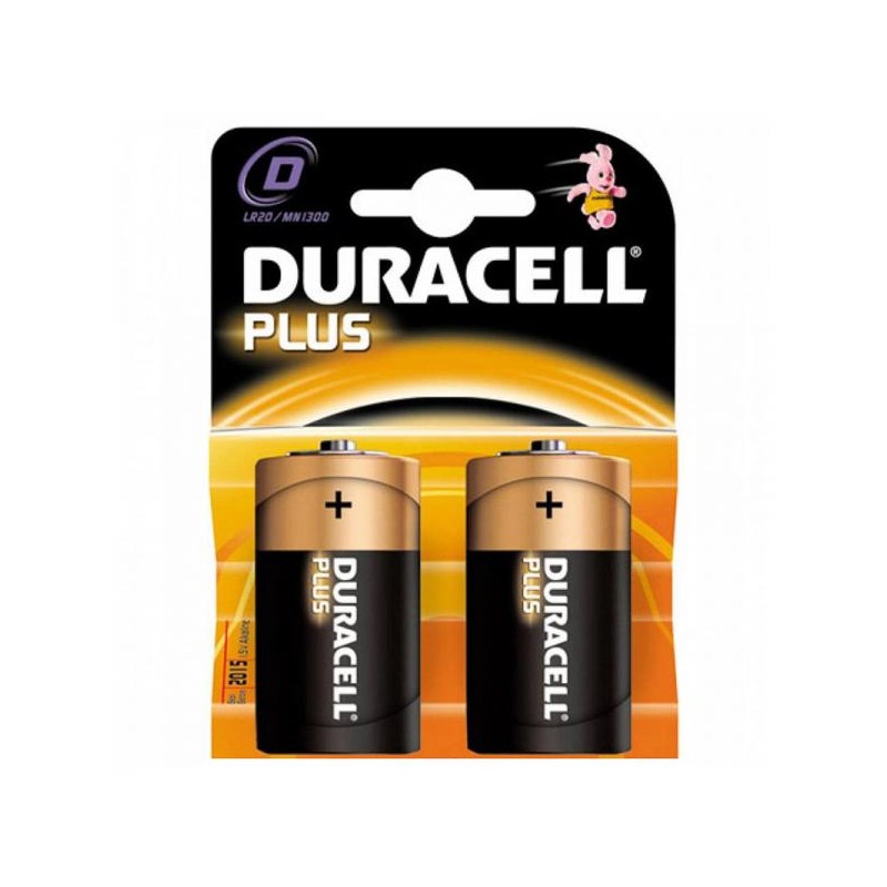 PILE DURACELL BL. 2 TORCE PLUS POWER D