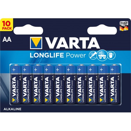 PILE VARTA ALKALINE LONGLIFE POWER STILO  AA  BL.12  4906B10