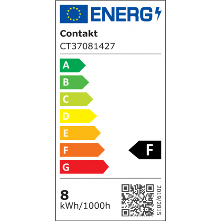 LAMPADA LED CONTAKT OLIVA C37 ALTA EFFICIENZA 8W 720LM E14 2700K 25000H