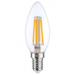 LAMP.FILO-LED OLIVA ALTA EFFICIENZA 6.5W E14 750LMN CHIARA 2700K 25000H CONTAKT
