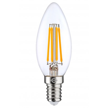 LAMP.FILO-LED OLIVA ALTA EFFICIENZA 6.5W E14 750LMN CHIARA 2700K 25000H CONTAKT