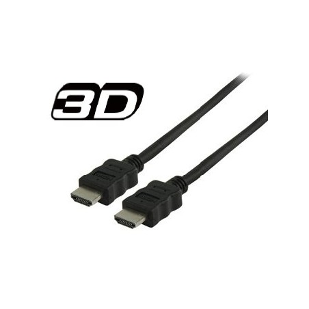 CAVO HDMI HIGH SPEED  ETHERNET 4K 30/60HZ 3,0MT NERO SPINA - SPINA