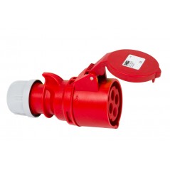 PRESA INDUSTRIALE FAEG VOLANTE 3P+T 16A 400V IP44 ROSSO