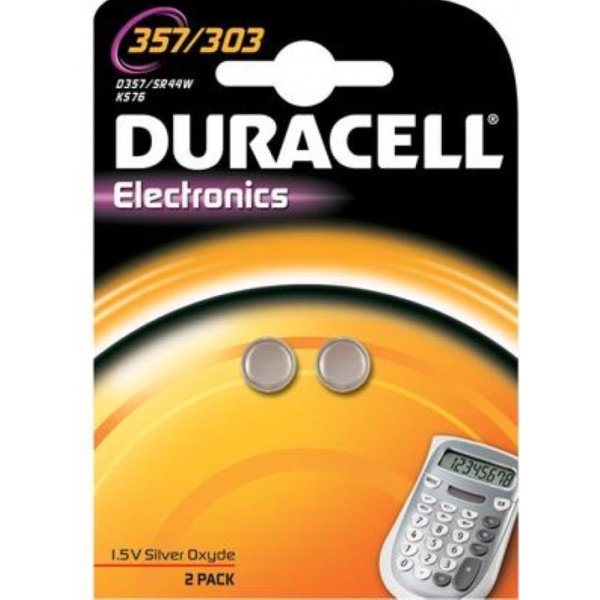 10L14 / 303   BL. 2 SILVER OXIDE DURACELL