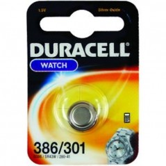 SR43 DURACELL SILVER OXIDE D386/301