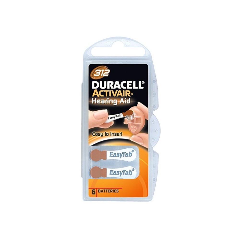 PR41 DURACELL ACUSTICA ZINCO ARIA BL.6 NEW