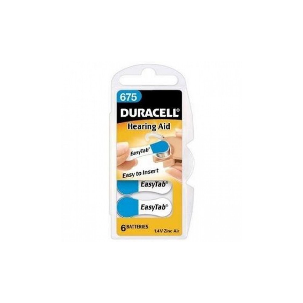 PR44 DURACELL ACUSTICA ZINCO ARIA  BL.6