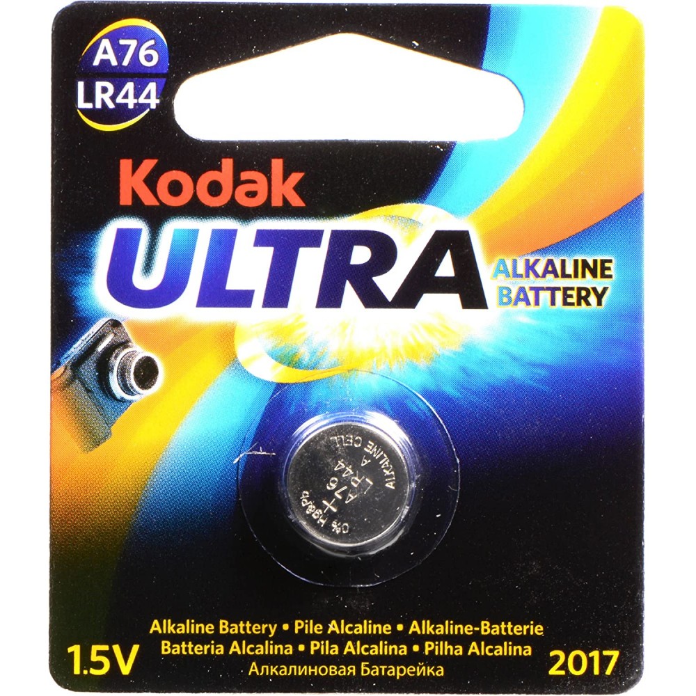 LR44     ALKALINA  A76 1.5 VOLT  1PZ. KODAK  KB3155