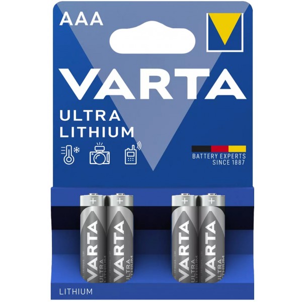 AAA (ministilo) ULTRA LITHIUM x4 VARTA