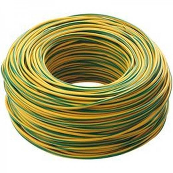 CAVO ELETTRICO UNIPOLARE FS17450V 1X6 MMQ GIALLO/VERDE 100 MT. IMQ